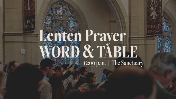 Lenten Prayer Word & Table