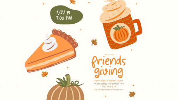 Middle School Girls Friendsgiving 2025