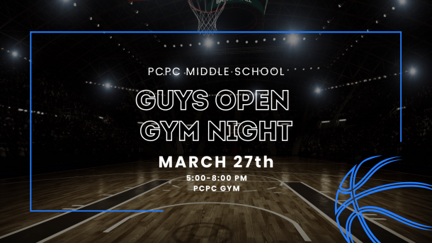 Middle School Boys Open Gym March 2026