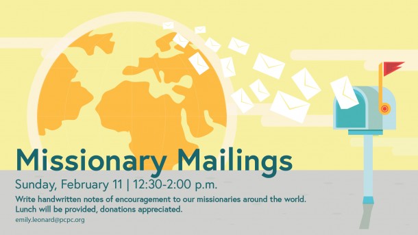 Missionary Mailing Feb 2024